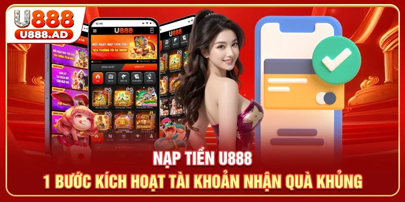 Nạp Tiền U888 - 1 Bước Kích Hoạt Tài Khoản Nhận Quà Khủng