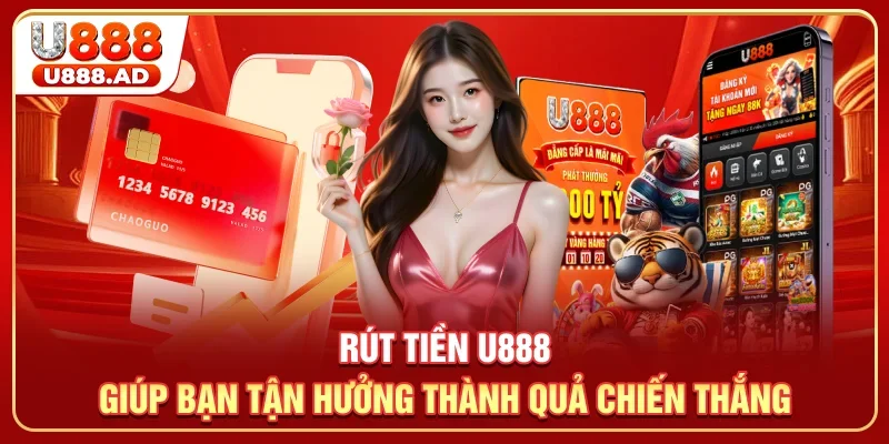 Rút tiền U888 giúp bạn tận hưởng thành quả chiến thắng