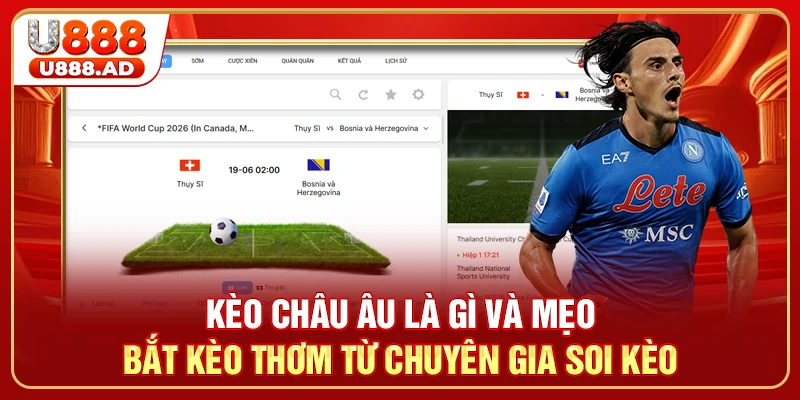 Kèo Châu Âu Là Gì Và Mẹo Bắt Kèo Thơm Từ Chuyên Gia Soi Kèo