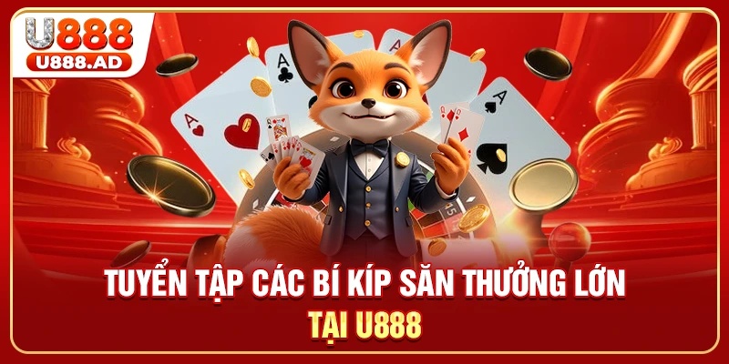 Tuyển tập các bí kíp săn thưởng lớn tại U888